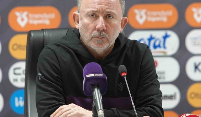 Sergen Yalçın: 'Mağlubiyetle ayrıldığımız için üzgünüz'