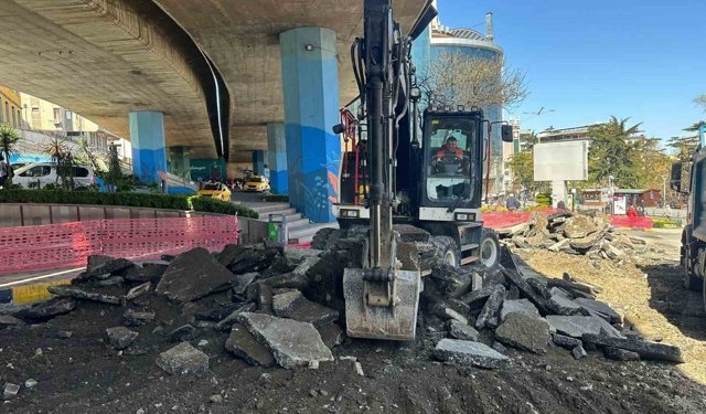 Trabzon'da Atatürk Alanındaki viyadüklerin altı dinlenme alanı olacak