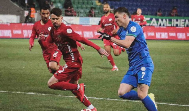 Trendyol Süper Lig: Çaykur Rizespor: 2 - Gaziantep FK: 1 (Maç sonucu)