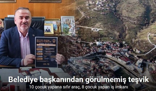 “Büyük aile” projesi: 10 çocuk yapanlara sıfır araç verilecek