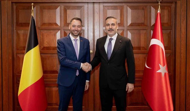 Bakan Fidan, Belçikalı mevkidaşı Prevot ile bir araya geldi