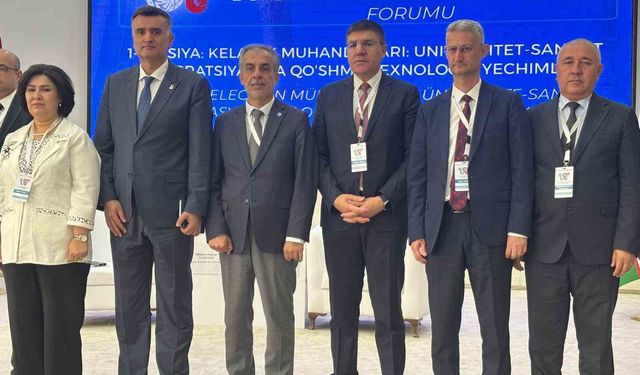 EÜ Rektörü Prof. Dr. Musa Alcı 'Özbekistan-Türkiye 4. Rektörler Forumu'na katıldı