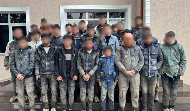Hatay'da 37 kaçak göçmen yakalandı