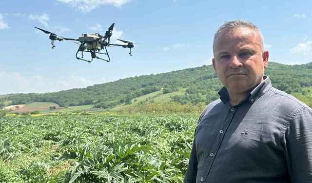Kestel Belediyesinden çiftçiye drone desteği; hem zamandan hem yakıttan tasarruf
