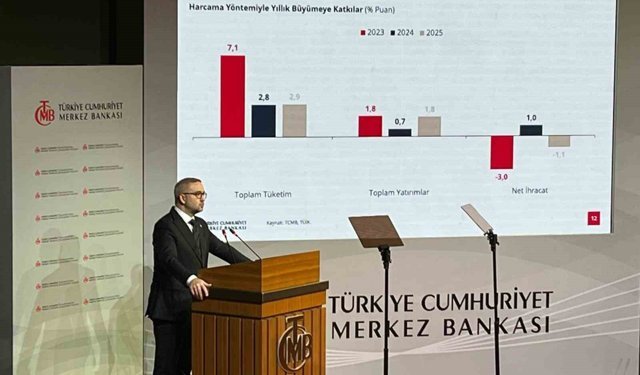 MB Başkanı Karahan: 'Eflasyonun 2026 yıl sonunda yüzde 26, 2027 yıl sonunda ise yüzde 15 olarak gerçekleşeceğini tahmin ediyoruz'