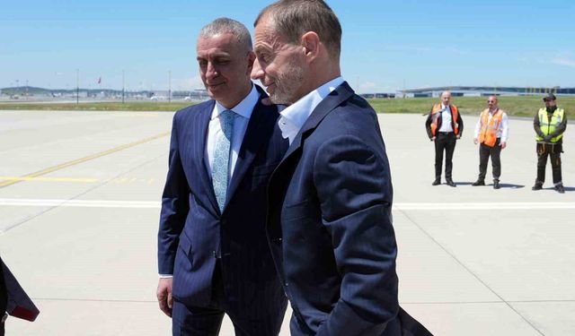 UEFA Başkanı Aleksander Ceferin, İstanbul'a geldi