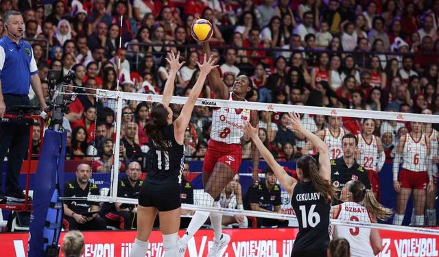 A Milli Kadın Voleybol Takımı, Almanya'yı 3-2 mağlup etti