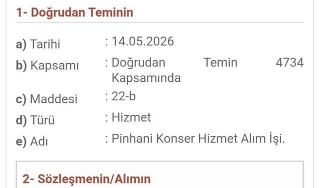 Altınordu Belediyesi'nin konser için imzaladığı sözleşme belli oldu: 3 milyon 133 bin lira