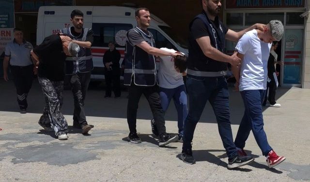 Çocuk parkında dehşeti yaşatanlar adliyeye sevk edildi