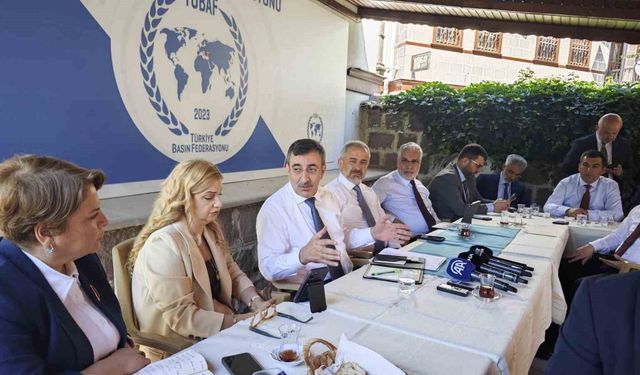 Cumhurbaşkanı Yardımcısı Yılmaz: 'Terörsüz Türkiye ile ilgili yasal düzenlemeler bu yasama dönemine yetişsin diye bir gayret var'