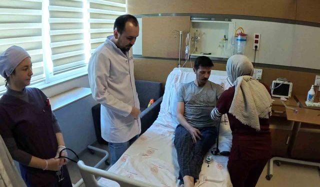 Dakikalarla yarışılan operasyonda hayat kurtaran müdahale