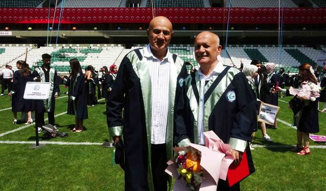 Giresun Üniversitesi'nin en dikkat çeken mezunları oldular: Biri 40 yıllık gazeteci, diğeri 5 çocuk babası fındık üreticisi