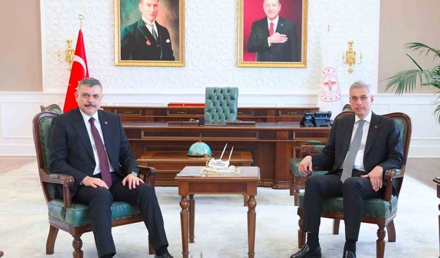 İçişleri Bakanı Çiftçi, Sağlık Bakanı Memişoğlu ile bir araya geldi