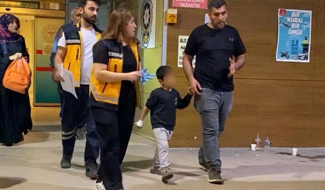 İnegöl'de elektrik akımına kapılan 4 yaşındaki çocuk hastanelik oldu