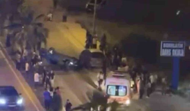 Kaza yapan araçtaki 3 kişi kaçtı, kısa sürede polise yakalandı