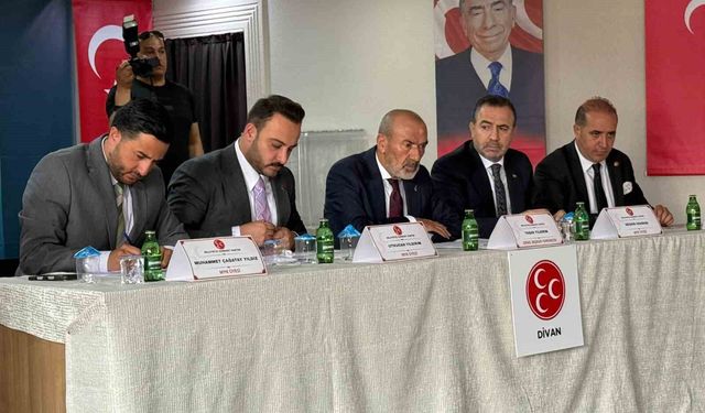 MHP İlçe Başkanlığı'nın 14'üncü Olağan Genel Kurul toplantısı yapıldı