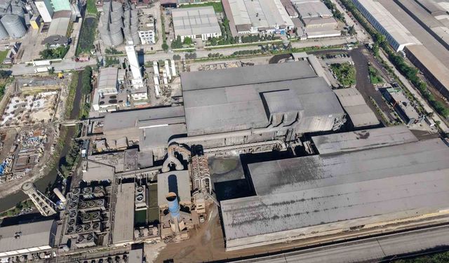 Samsun'da 3 işçinin hayatını kaybettiği fabrika havadan görüntülendi