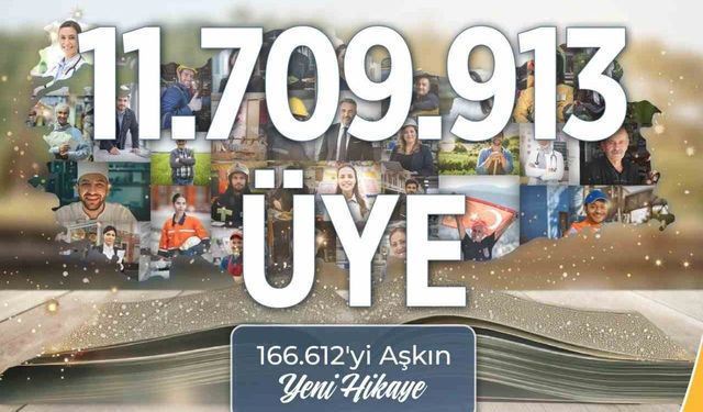 AK Parti 11 milyon 709 bin 913 üyeye ulaştı