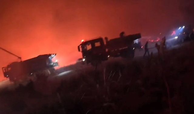Ateş savaşçılarının mücadelesi aksiyon kamerasına yansıdı