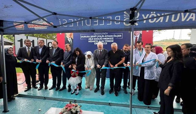 Durusu Şehit Polis Ayhan Ölçer Aile Sağlığı Merkezi hizmete açıldı