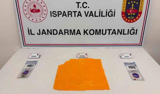 Isparta'da 10 bin kullanımlık sentetik uyuşturucu ele geçirildi: 1 tutuklama