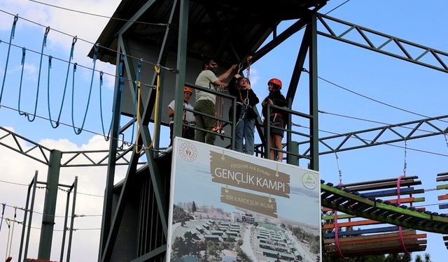 Kırşehir'deki Ahi Evran Gençlik Kampı gençlerin buluşma noktası oldu