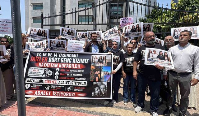 Mersin'de ikiz kardeşler ile iki kuzenin öldüğü kazanın sanığı hakim karşısına çıktı