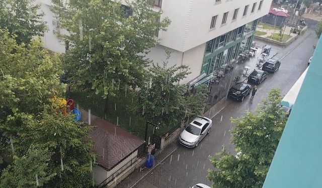 Meteorolojinin uyardığı Bingöl'de sağanak etkili oldu