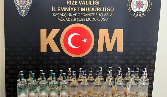 Rize'de kaçakçılık operasyonu: 45 gözaltı