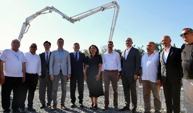 Tekirdağ'da mezarlık ve gasilhane ek hizmet binasının temeli atıldı