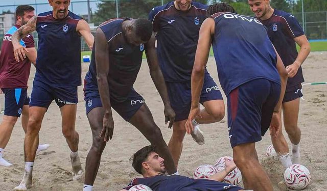 Trabzonspor kumda çalıştı