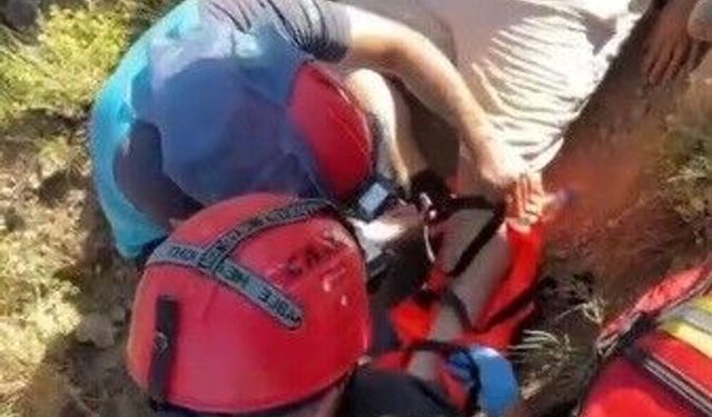 Tunceli'de ayağını burkan genç için ekipler seferber oldu