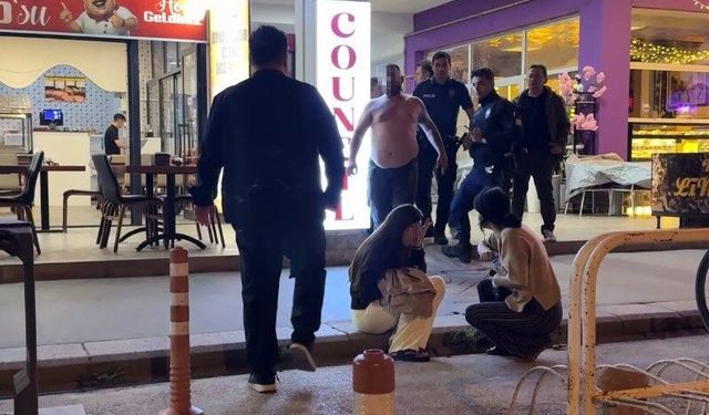 Tuvalet sırası yüzünden kavga eden şahıs ortalığı birbirine kattı