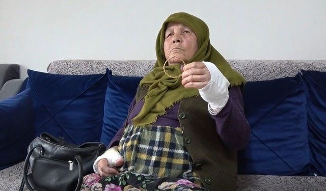 Yaşlı kadına bıçaklı gaspa 15 yıl hapis istemi