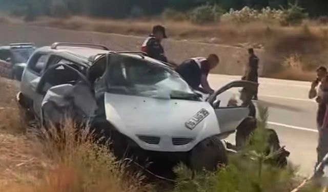 Bursa'da takla atan araçtaki çift yaşamını yitirdi