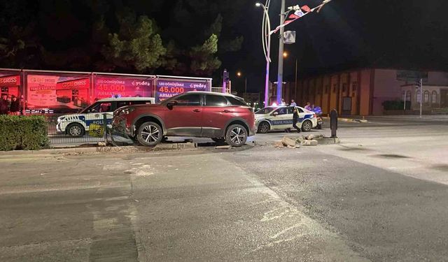 Çorum'da otomobil ile motosiklet çarpıştı: 1 yaralı