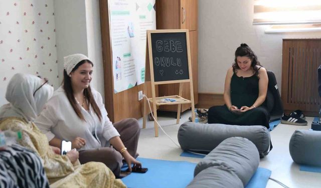 Elazığ Medilines Hastanesi'nde gebe okulu açıldı