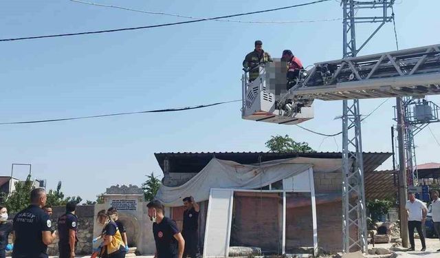 Elektrik direğinde erkek cesedi bulundu