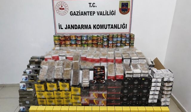 Gaziantep'te 1,4 milyon TL değerinde kaçak malzeme ele geçirildi: 3 gözaltı