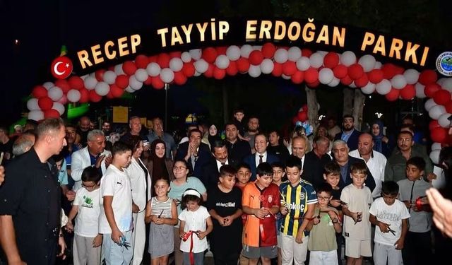 Kaman'da Recep Tayyip Erdoğan Parkı hizmete açıldı
