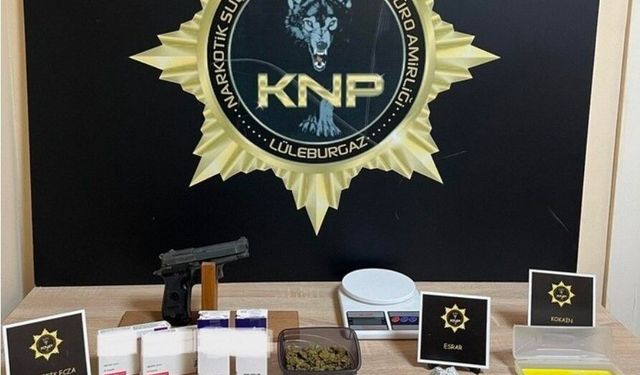 Lüleburgaz'da uyuşturucu operasyonu: 2 tutuklama