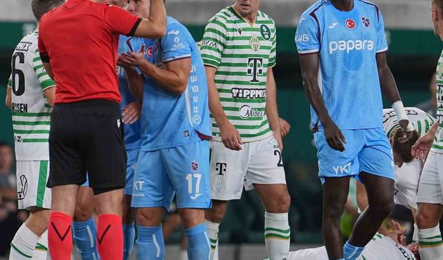 UEFA Avrupa Ligi: Ferencvaros: 1 - Trabzonspor: 0 (İlk yarı)