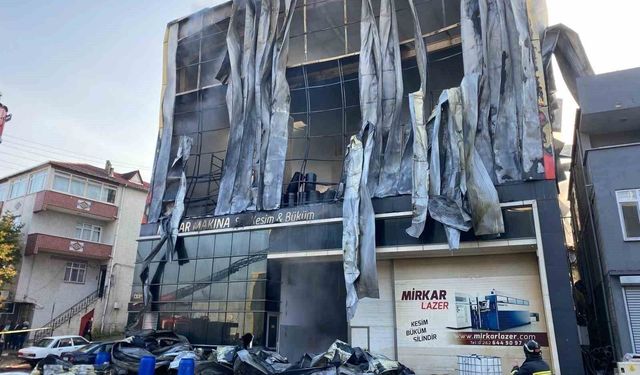 7 kişinin öldüğü fabrika yangını davasında keşif gerginliği: Tartışma çıktı