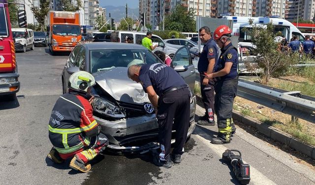 Aydın'da trafik kazası: 1'i bebek 4 yaralı
