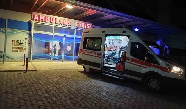 Babasını bıçaklayarak yaraladı