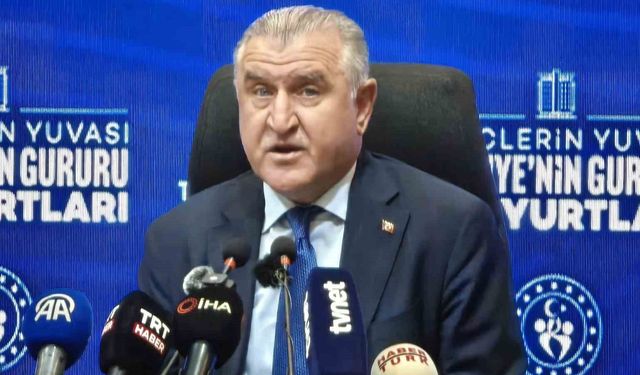 Bakan Bak: 'Öğrenci yurtlarına ilk yerleştirmede yüzde 90 ile rekor kırdık'