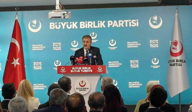 BBP Genel Başkanı Destici: 'Kayıp mürettebatı bulmak için bütün imkanlar seferber edildi'