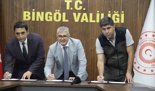 Bingöl'de iki ayrı projeye teknik destek protokolü imzalandı