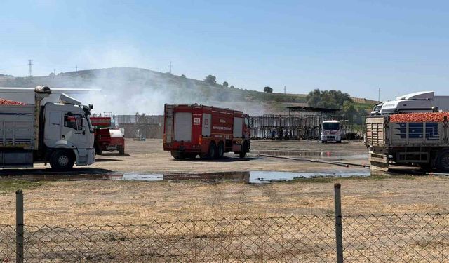 Bursa'daki fabrika yangını kontrol altına alındı