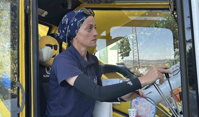 Önyargılara inat kabine oturdu: Şantiyelerin aranan ismi haline geldi